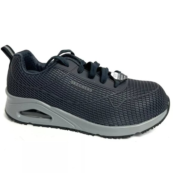 Skechers Womens Uno-SR Jhansi Sneaker Navy 8 M - Picture 1 of 6
